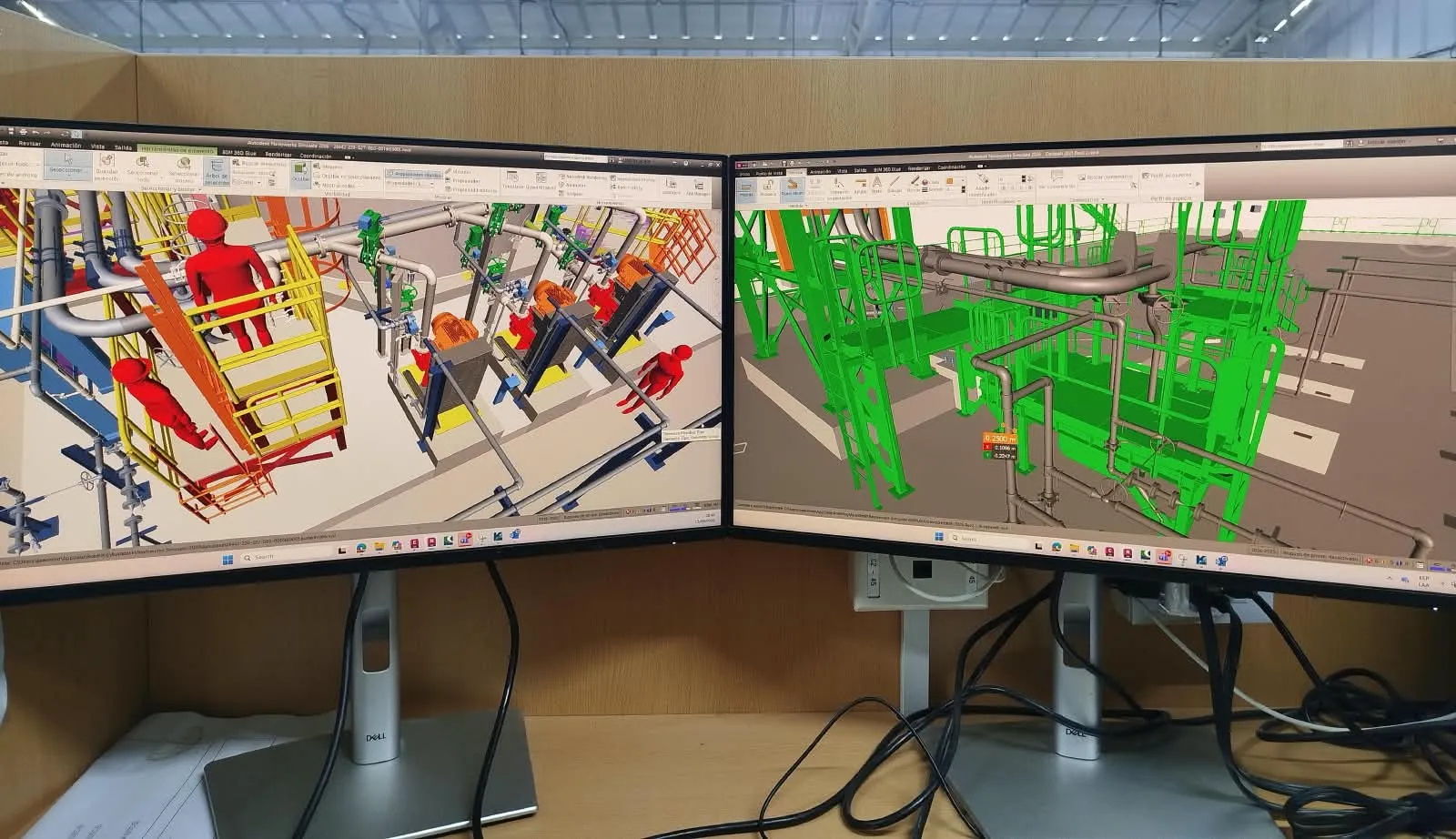 Modelado BIM y coordinación multidisciplinaria Scan-to-BIM de arquitectura, estructuras y MEP